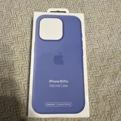 iPhone16pro 純正シリコンケース　ペリウィンクル　美品