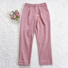 美品★ 【グローブ】 タック ジョグッドパンツ (S) ピンク ワールド