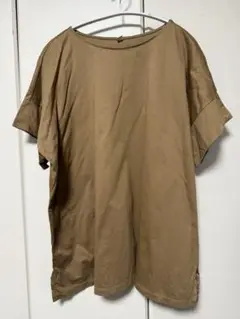 ユニクロ　マーセライズコットンボートネックT XL