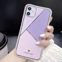 iPhone13pro ケース　パープル