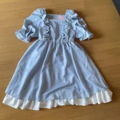 【新品】定価20900 Maria pipi マリアピピ 水色フリルワンピース