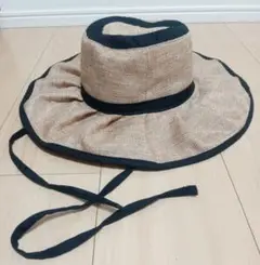 チャオパニックティピー キッズ ジュート風 プリーツハット