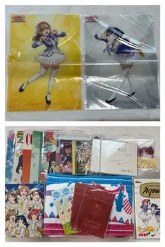 ラブライブサンシャイン クリアポスター 津島善子 国木田花丸 BluRay