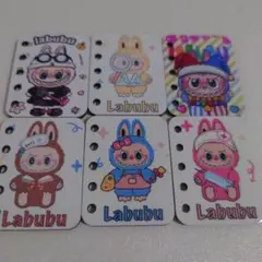 Labubu❤︎木製本❤︎ 6枚セット