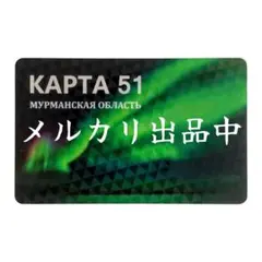 【激レア・新品・匿名配送】ロシア ムルマンスク 交通カード 世界最北の交通カード