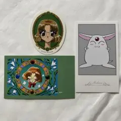 魔法騎士レイアース　ミニイラストカード　風　モコナ