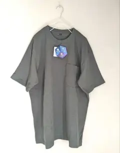 新品 大きいサイズFreudeカーキUV対策吸水速乾サーマルポケットTシャツLL