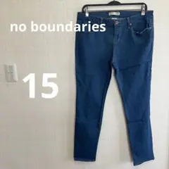 no boundaries スキニーデニム 15サイズ