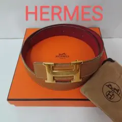 KM11 エルメス コンスタンス Hベルト レディース □B刻印 ゴールド金具