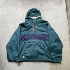 (古着)80s ナイロンアノラックパーカー　ジャケット　テック　アウトドア