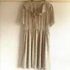 美品★ レトロガール　花柄ワンピース