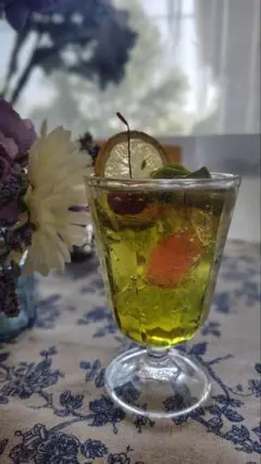 喫茶ソワレ風ゼリーポンチ　フェイク　実寸大サイズ