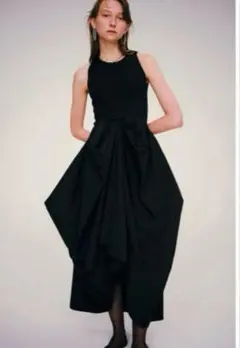 【新品未使用】louren docking cocoon dress S