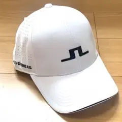 J.Lindebergゴルフキャップ★Ｗｈｉｔｅ　新品未使用