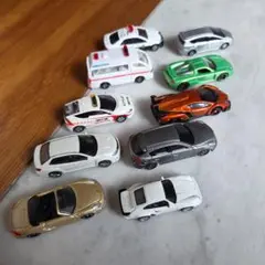 ミニカー 10台セット スポーツカー 救急車