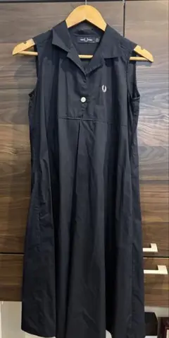 フレッドペリー　ノースリーブシャツワンピース