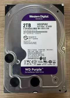 WD Purple 2TB WD20PURZ 内蔵型ハードディスクドライブ