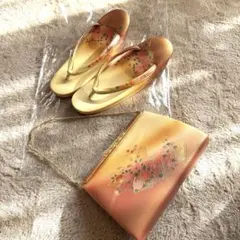 草履 バッグ 成人式 着物 和装 振袖 ゴールド フォーマル セット 卒業式