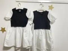 姉妹おそろいワンピース