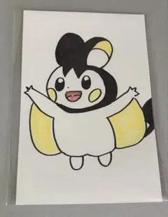 エモンガ 手描き イラスト