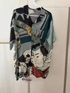 浮世絵　和風グラフィック 半袖シャツ