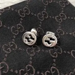グッチ GUCCI インターロッキングG ピアス シルバー