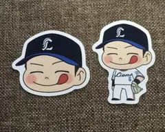 源田 壮亮　ペコちゃんコラボ　フレークシール2種