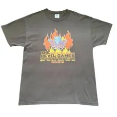 ブルーデビルズシャツ ブルーデビルズ デビルゲームズ Tシャツ　M 古着