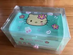 ⭐️新品未使用日焼けHello Kitty 収納ボックス ミントグリーン