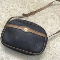 美品 クリスチャンディオール ショルダーバッグ ハニカム柄