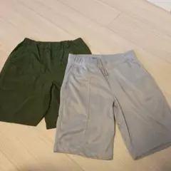 UNIQLO キッズ ハーフパンツ 150cm 2色セット