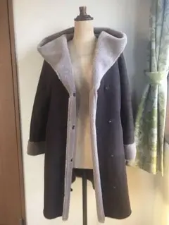 イーハイフン フェイクムートンコート