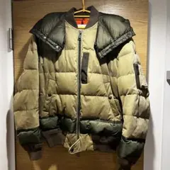 極美品！モンクレール ハイブリッドダウン ニット ma-1 ブラック M MONCLERのフリマアイテム一覧