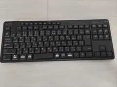 ELECOM Silent Keyboard 日本語配列 黒