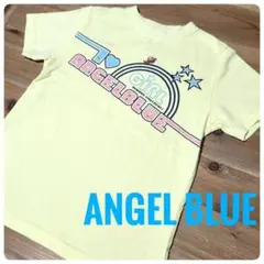 当時物　エンジェルブルー　半袖　 Tシャツ 150cm イエロー ちょこずきん