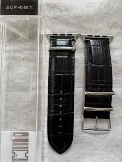 SOPH クロコダイルレザー Apple Watchバンド ブラック ソフ 時計