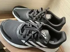 新品！adidasスニーカー 24cm ランニングシューズ アディダス ブラック