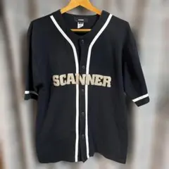 SCANNER ベースボールシャツ 半袖 XL ストリート