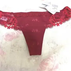 お値下げ✨SIMONE PERELE ✨豪華レースソング レッド M