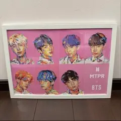 BTS MTPR コラボ ポスター 額付き