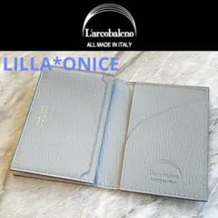 2360 【新品 2.2万円】ラルコバレーノ★名刺入れ★LILLA*ONICE★