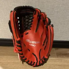 江東区引取。スポーツデポ購入。イグニオ野球グローブ 赤黒 。子供用。合皮