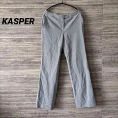 KASPER◎タック入りストレートパンツグレースラックス綺麗めUSサイズ4美品