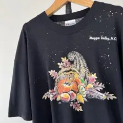 90s USA製　Maggie Valley　Tシャツ　黒　シングルステッチ