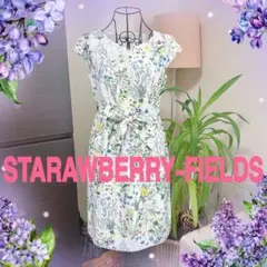 STRAWBERRY FIELDS ボタニカル柄ワンピース
