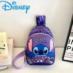 Disney　スティッチボディクロスバッグ　Ｅ パープル