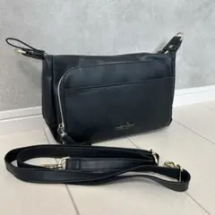 ショルダーバッグ　お財布付き　黒