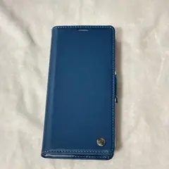 AQOUS R8 Pro 対応 ケース 手帳型 レザー スマホケース ブルー