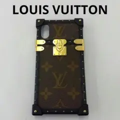 KJ07 ルイヴィトン 極美品 モノグラム アイトランク iPhoneX/XS
