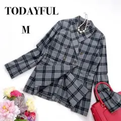 【美品】TODAYFUL ダブル ブレザー チェック柄